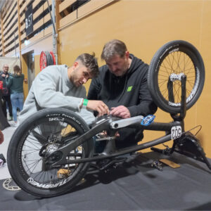 Front sprocket change in less than 3 minutes