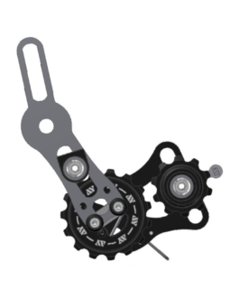 Universal chain tensioner with spring V2
